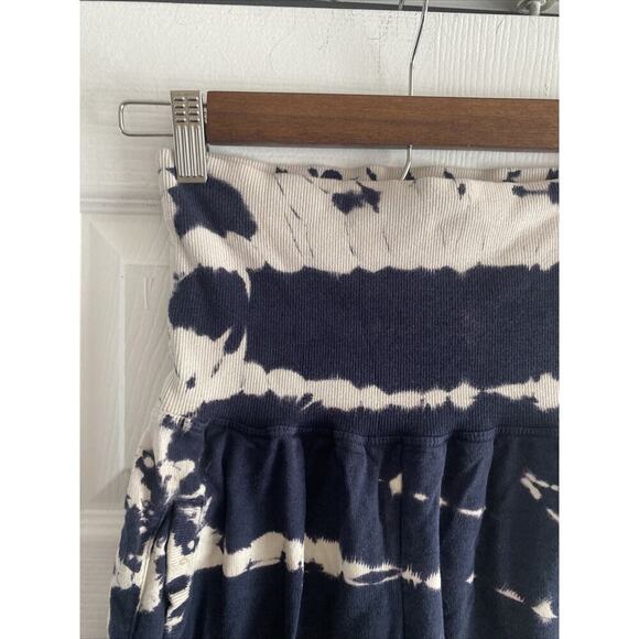 Young Fabulous and Broke Navy Tie Dye Slouchy Jogger Pants Pockets Small‎ - Picture 2 of 4